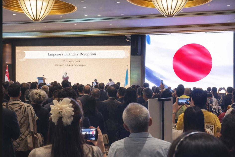 天皇陛下バースデーレセプション | シンガポール日本国大使館で抹茶