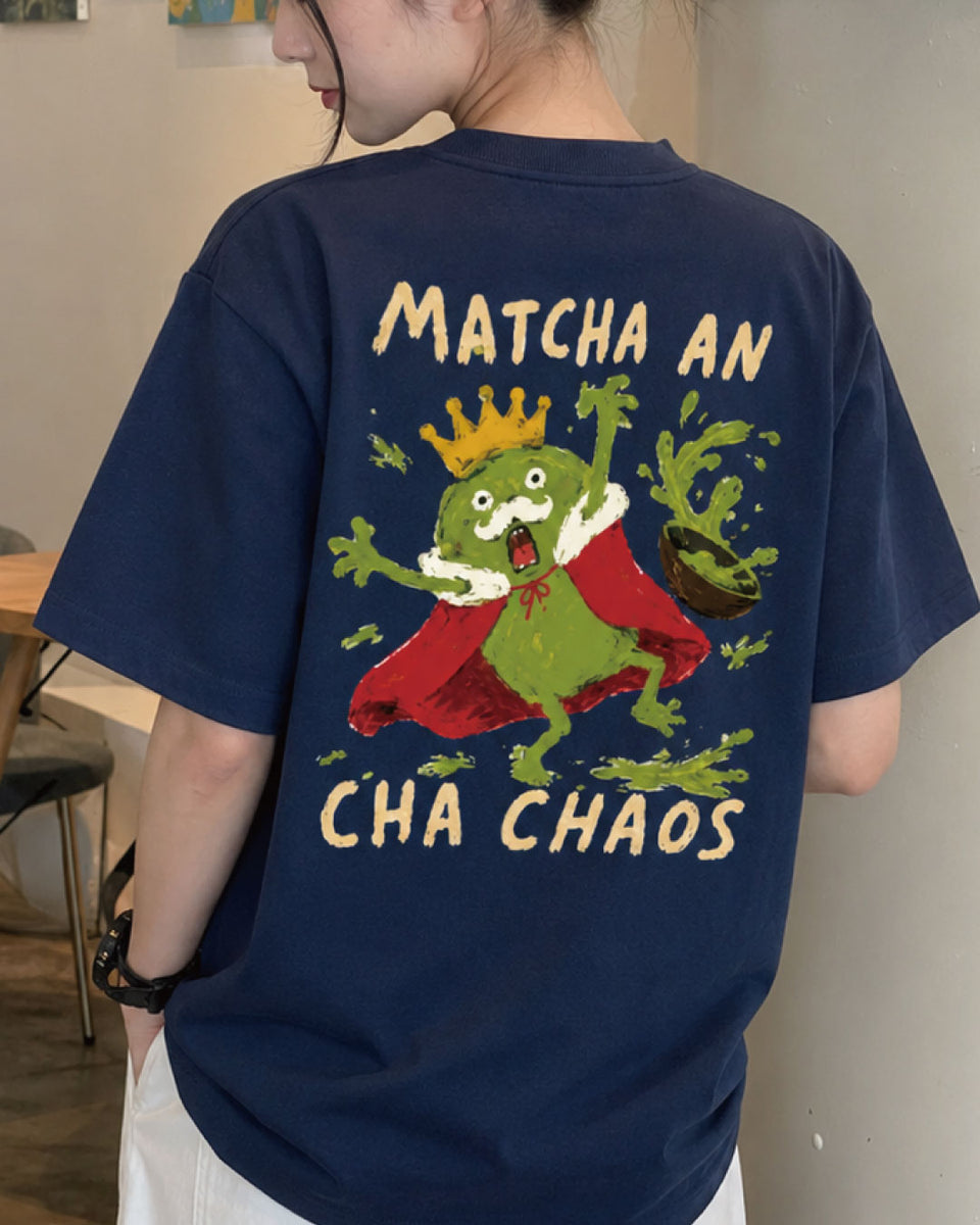 CHA CHAOS キング抹茶ドラゴンTシャツ バックプリント｜matcha an 7