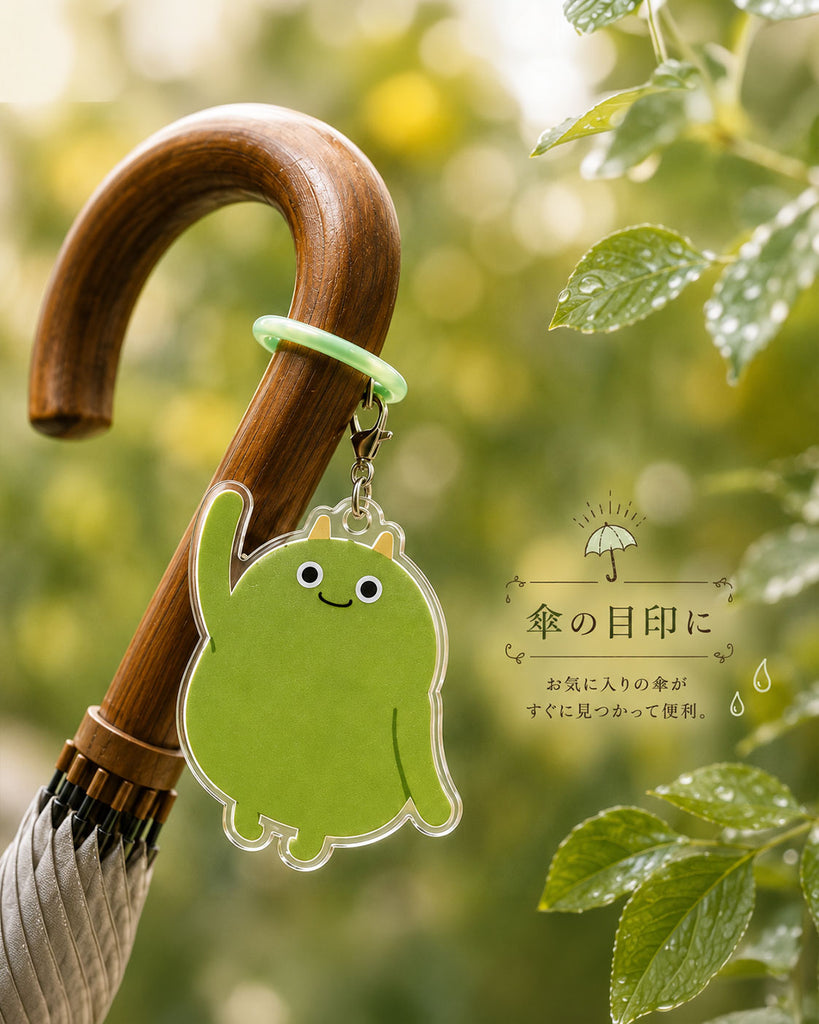抹茶ドラゴンのアクリルチャーム｜抹茶庵7周年記念グッズ – 抹茶庵