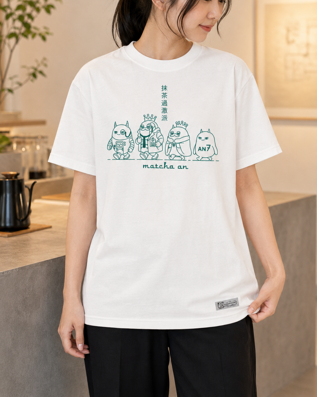 抹茶過激派Tシャツ｜matcha an 7周年記念 × T.K GARMENT SUPPLY – 抹茶